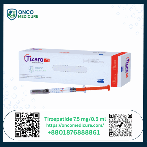 Tizaro Injection (Tirzepatide 7.5 mg/0.5 ml)